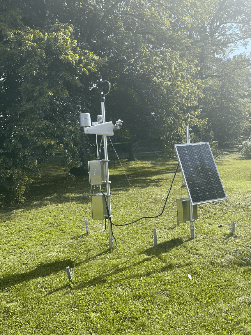 Der erste Prototyp-Aufbau aus der Bachelorarbeit (Sommer 2024).